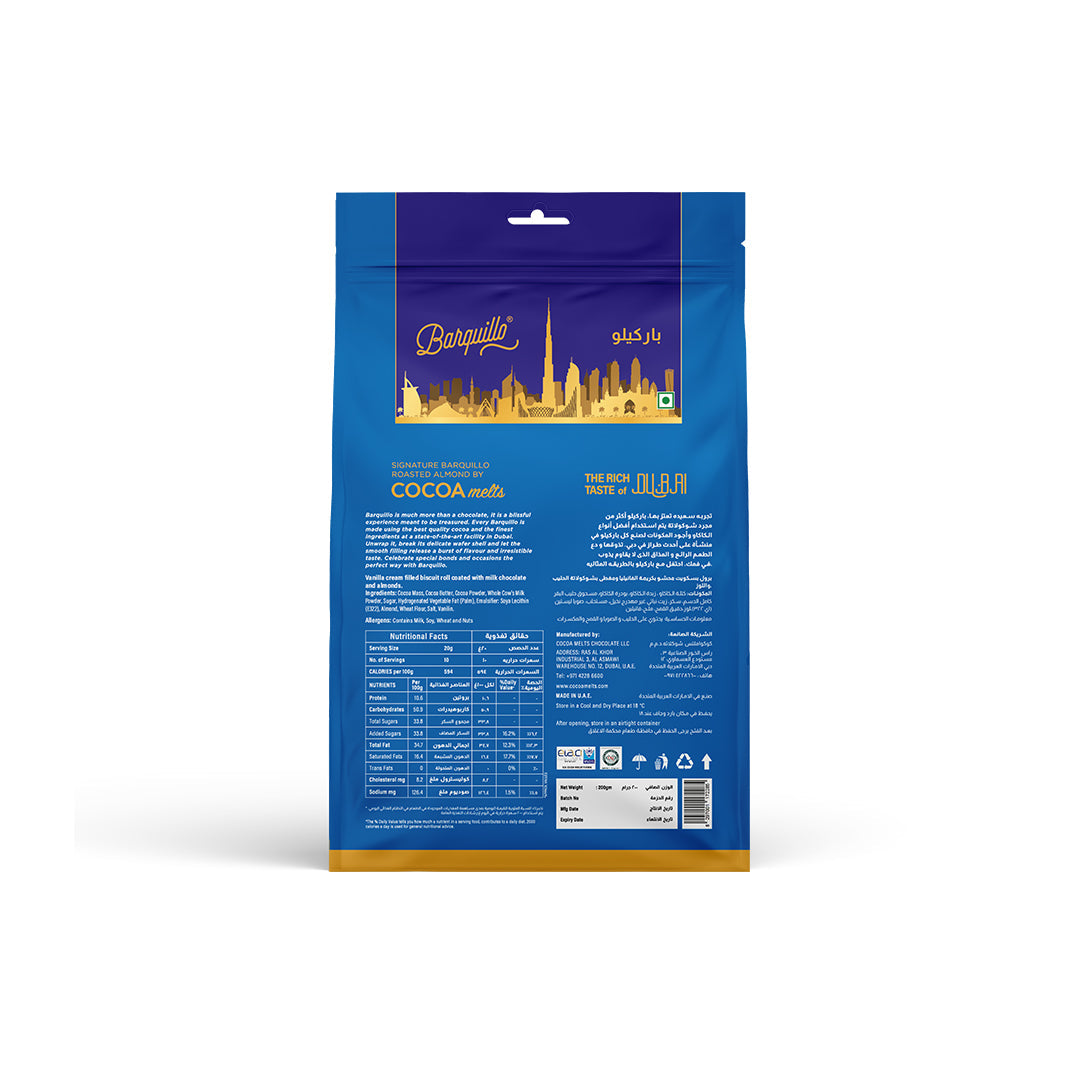 Barquillo Roasted Almond Pouch
